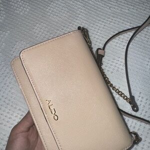 aldo shoulder bag, light pink